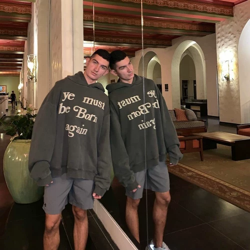 Балахон, мужская утепленная утепленная толстовка для влюбленных, в американском стиле, оверсайз