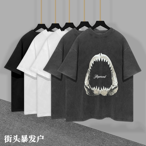 REPRESENT VTG Tide, высокая летняя футболка для влюбленных, короткий рукав, в американском стиле