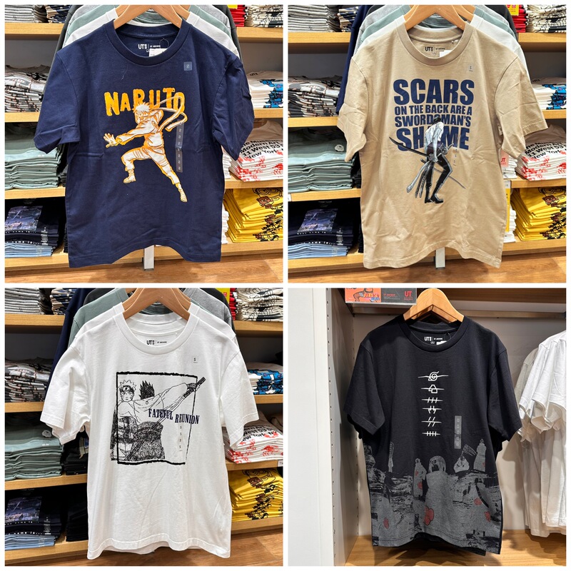 2023 Uniqlo Ut Unisex One Piece Naruto Archive Collaboration Printed Crew Neck T-Shirt 459206 2023 Uniqlo Ut Unisex One Piece Naruto Archive Collaboration Printed Crew Neck T-Shirt 459206