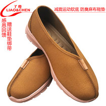 Buddhist monk shoes Master shoes Meditation shoes Thick sports soft sole 2 pairs of insoles four seasons dust monk shoes single shoes