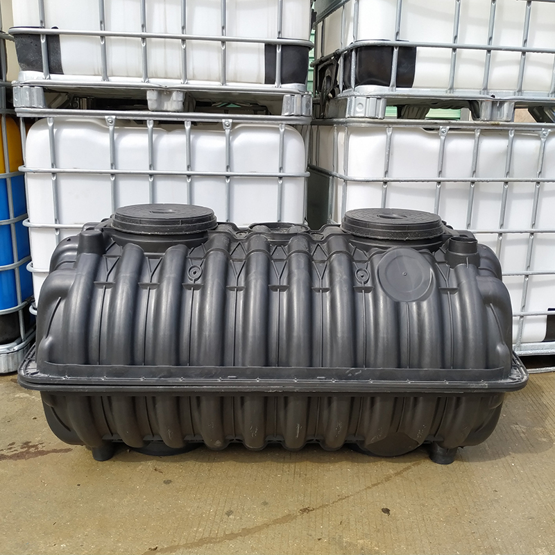 0 7 cubic meters of finished product thickened fecal pool PE plastic bucket new rural toilet renovation household three-grid lamination septic