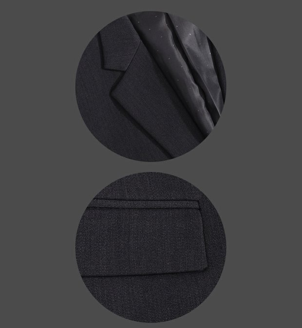 Bộ đồ vest nam mỏng của Kawasawa Anh màu xám carbon ba mảnh phù hợp với phiên bản Hàn Quốc của bộ vest vest phù hợp với nam giới shop do nam cao cap