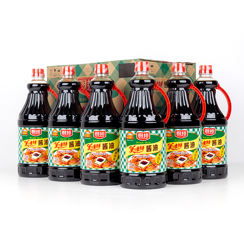 Kitchen Bon Delicious Fresh Soy Sauce Catering 1 68L* 6 cans Whole Box Hotel Commercial Mount Grade Brewing Fresh Taste Soy Sauce