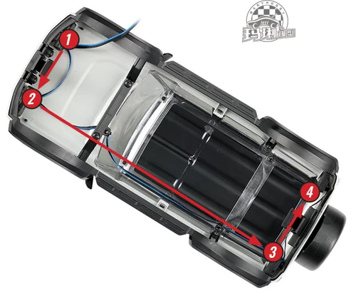 TRAXXAS Светодиодная группа 1/18 TRX4M LAND ROVER GUOMA Оригинальный автомобиль Light #9784 9783