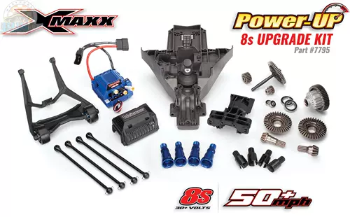TRAXXAS Скорость обновления пакета Storm 8s достигает 50 миль в час X-Maxx, большой x #7795