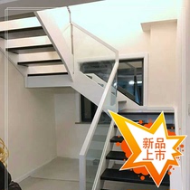 Urumqi Staircase Glass Handrail Guardrail Installation Solid Wood Staircase Office Staircase Retest Staircase Customized Staircase