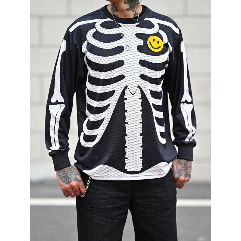 518 Ride Original Niche Skull Killer Quick-Drying Cycling Jersey with a Street Style Feel