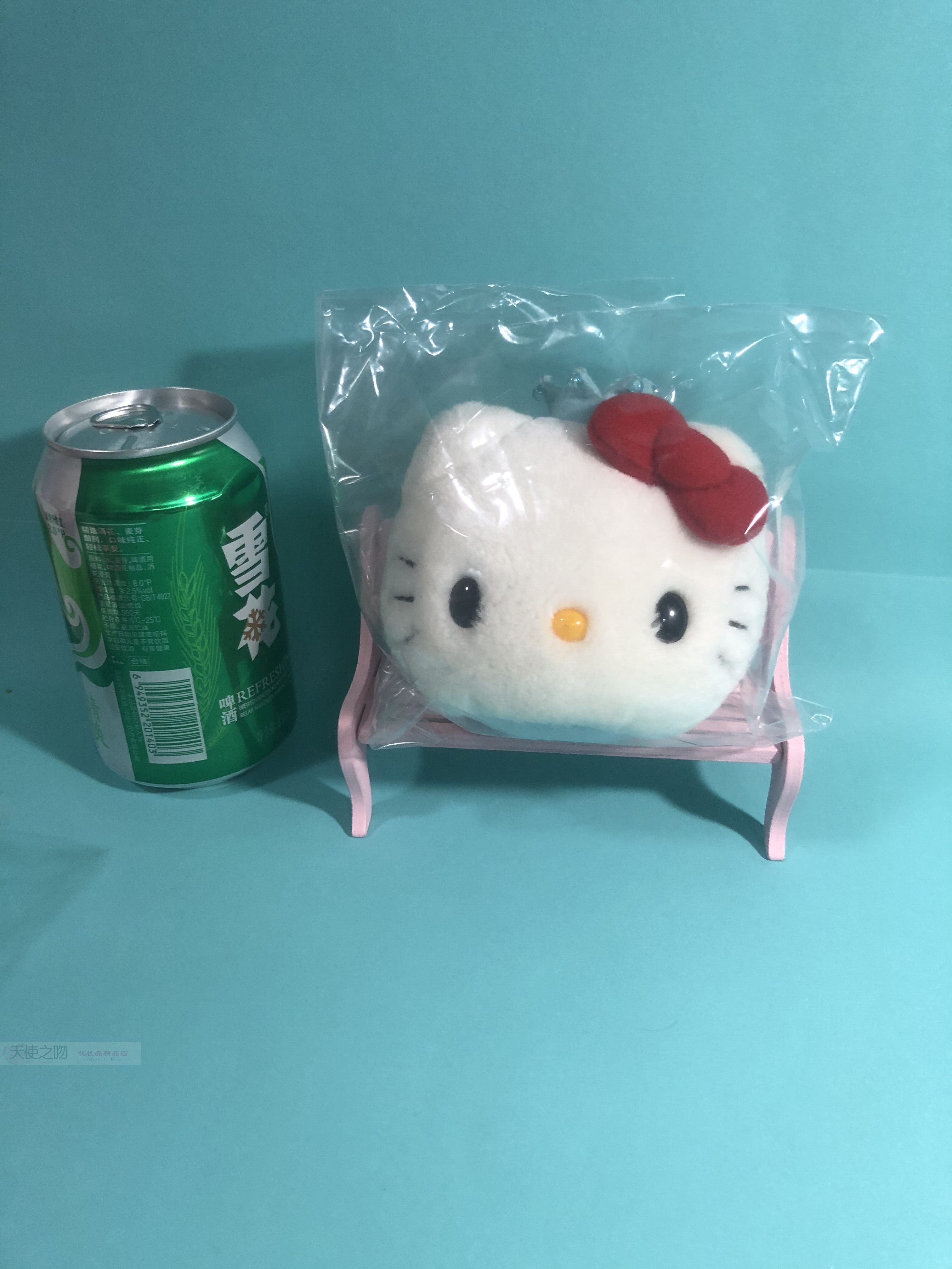Japanese edition of the Three Lies Terns Sanrio Crown Cat Head Plush Pendulum shop owner self-leaving money
