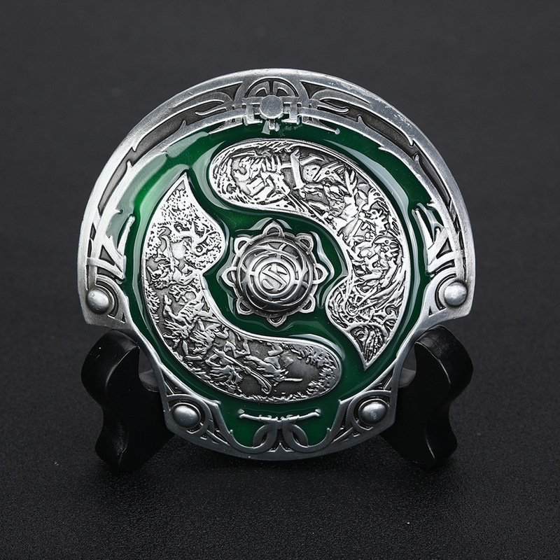 Dota 2 Merchandise Ti5 Ti6 Championship Shield Ti7 Shield Ti8 Ti9 Collectible Immortal Championship Shield Metal Physical Display Piece