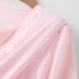 Ai Lusi Ting eo ngắn tay áo sơ mi nữ 2019 hè mới slim áo sơ mi DrawString phiên bản Hàn Quốc của áo cổ tròn - Áo sơ mi áo sơ mi nữ dài tay cá tính Áo sơ mi