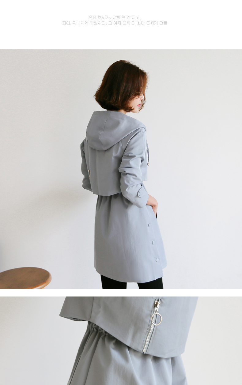 Trench pour femme EYESONU en Coton - Ref 3226848 Image 26
