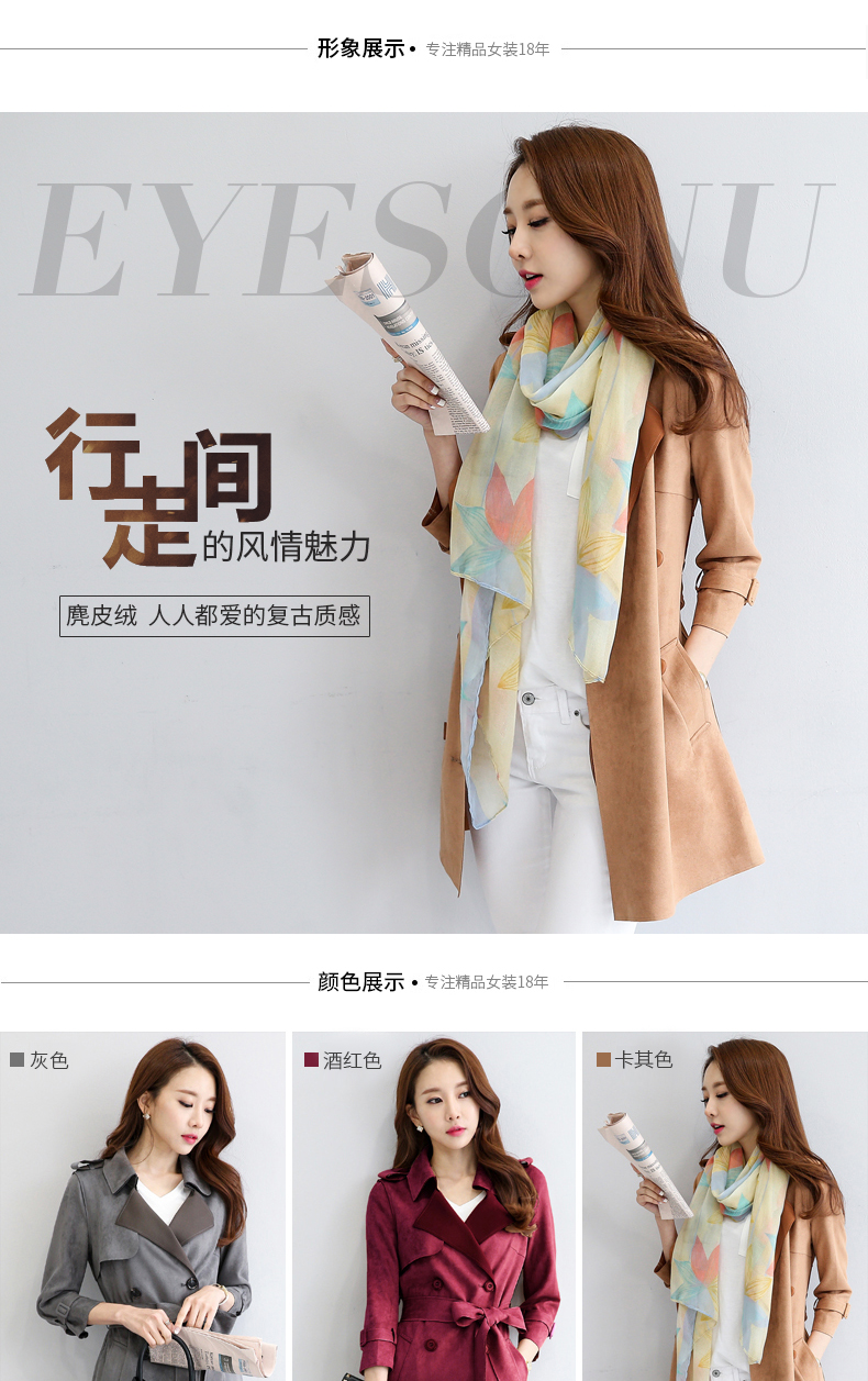 Trench pour femme EYESONU en Polyester - Ref 3226519 Image 6
