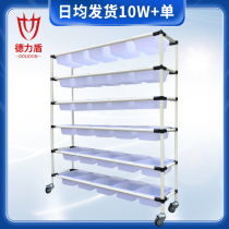 E-commerce warehouse picking truck Taobao distribution truck material rack sorting workshop material pulley anti-static turnover truck