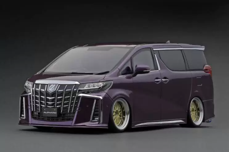 Spot IG 1:18 Toyota Elfa Alphard H30W № 108 Треугольная модель автомобиля
