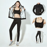 Осенний спортивный комплект, утягивающий пояс на талию для спортзала, штаны для йоги, для бега, высокая талия