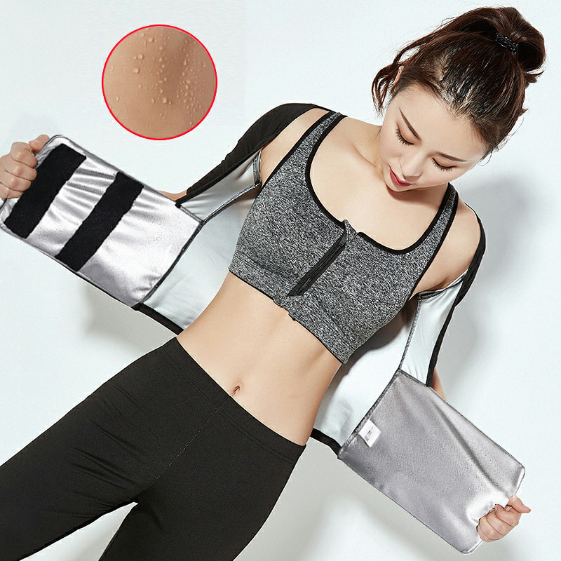 Sweatsuit women suit sports running sweaty gym gym gym yoga weight loss clothes high waistcoat bursting sweatpants spring summer-Taobao