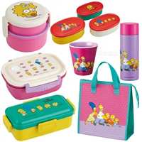 Японский фигурист Симпсон, детская коробка Bento, Fresh Fruit Box, выходить на портативную коробку для ланча