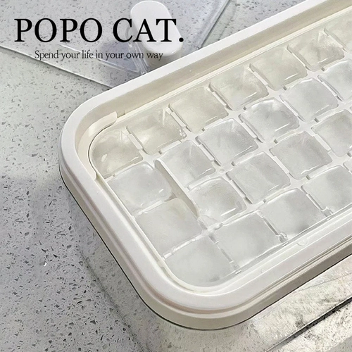 Food -Grade Ice Grid Домохозяйство Большой -каппочка ледяной коробки Нажмите на ледяную сетку Холодильник Домашний домашний