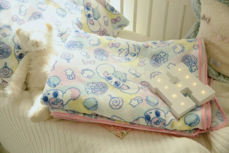 starlight mềm Nhật Bản nước mắt Meng thỏ thảm san hô thường văn phòng sinh viên ngủ trưa chăn mền giường bìa chăn gối - Ném / Chăn chăn nỉ cao cấp