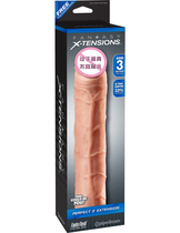 American import pipedream male wearable simulation yang with penis Spice Crystal Solid Lengthened Rough Ringer 3 inch