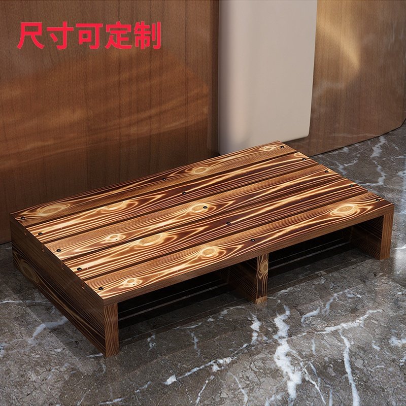 Solid wood footrest Footrest Step footrest Shower footrest Balcony clothes rack Booster stool accepts any size