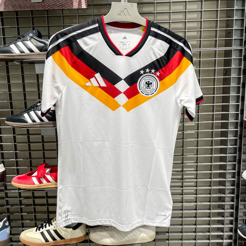 Adidas Adidas Men's New German Team Home Fan Version Jersey Sports Short-Sleeved T-Shirt Kd8363