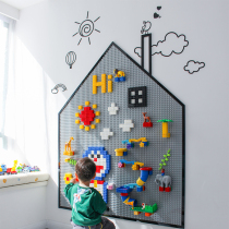 Dagaru heart building block wall home big particle bottom plate childrens toy boy puzzle model wall-mounted custom model