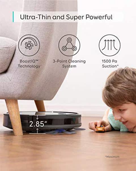 Cửa hàng ở nước ngoài Eufy Robovac 30 C không dây điều hướng thông minh tự động sạc robot quét - Robot hút bụi roborock gen 2