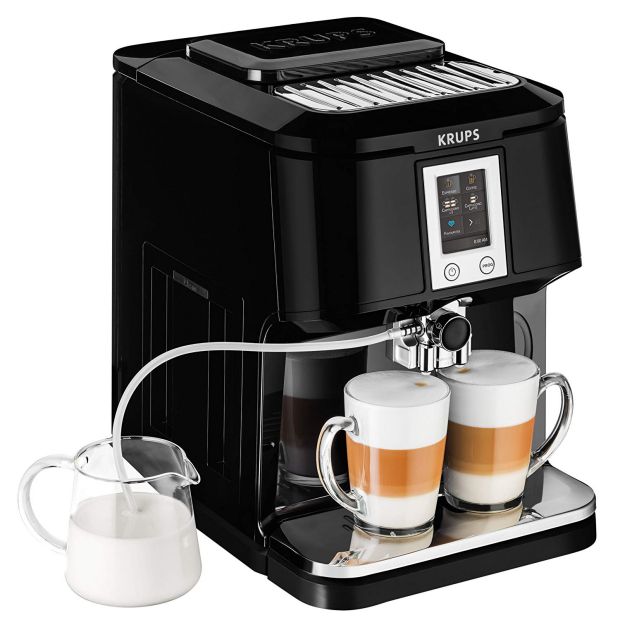 Cửa hàng nước ngoài Krups Krupp EA8808 màn hình cảm ứng máy pha cà phê hai trong một tự động - Máy pha cà phê máy pha cà phê philips hd7447