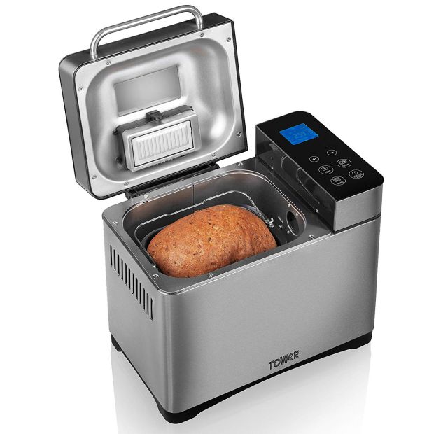 Cửa hàng bánh mì kỹ thuật số không có gluten T11001 ở nước ngoài 13 cài đặt khác nhau dung lượng 1000 g - Máy bánh mì máy làm bánh mì mini
