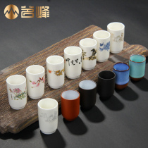 Mingfeng Ceramic Kung Fu tea set Ceramic Teacup Jade porcelain incense cup White porcelain incense cup Porcelain teacup