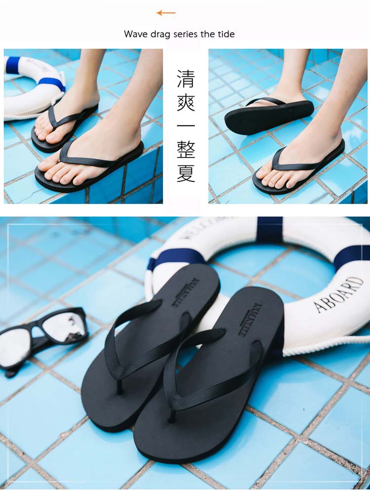 2018 dép mới của nam giới thời trang mùa hè mặc của nam giới không trượt mềm dưới flip flops nam triều kéo bên ngoài mặc giày bãi biển người đàn ông