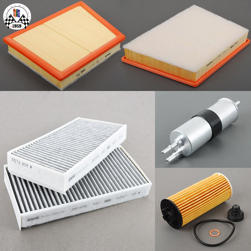 BMW mini car maintenance upgrade three-filter oil filter air-conditioning active carbon gasoline filter F series universal