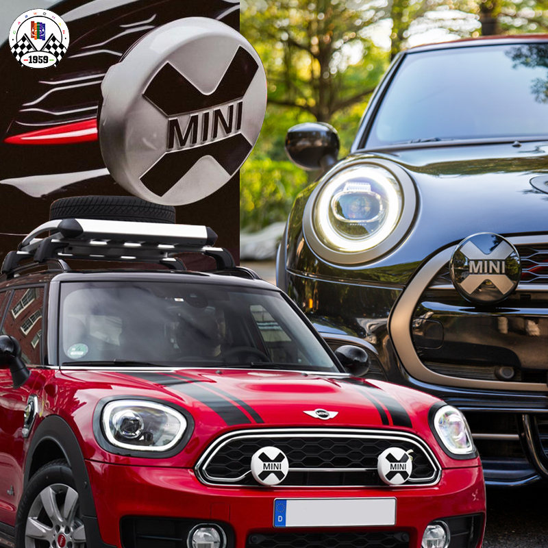 Mini Car Front Personalized Light Cover Frame Led Halogen Shell Pair Set F56Fr56F60R60 Rally Light Decorative Shell