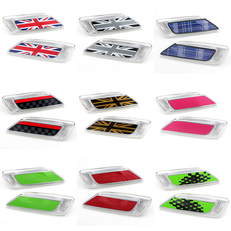 Mini Mini COOPER F54 Clubman retrofitted with leaf plate direction lighting plate