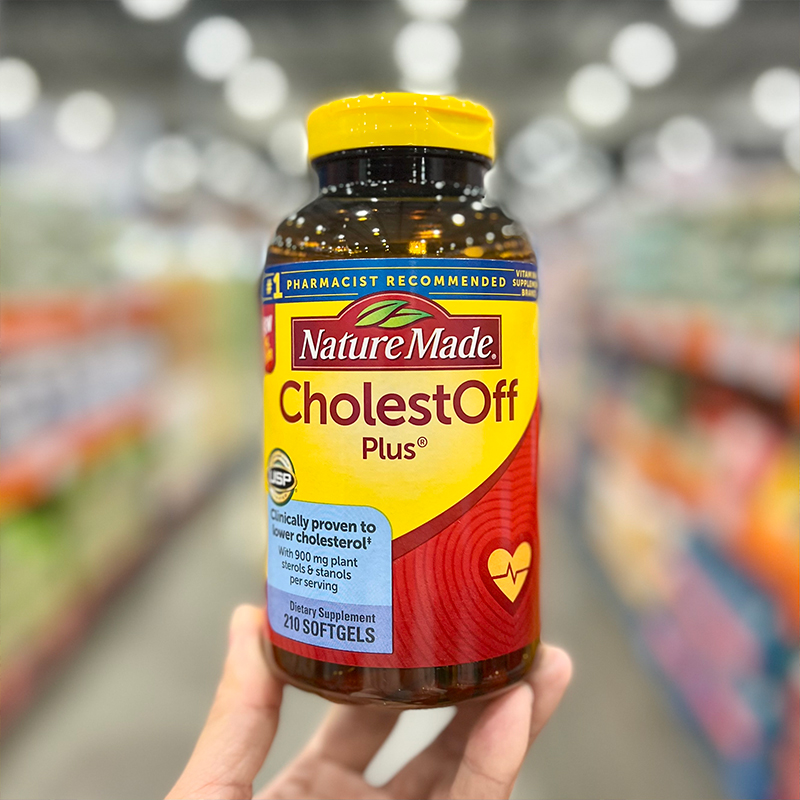 American Nature Made cholest-off cholesterol-clear cut * fat minus * pressed 210 grains