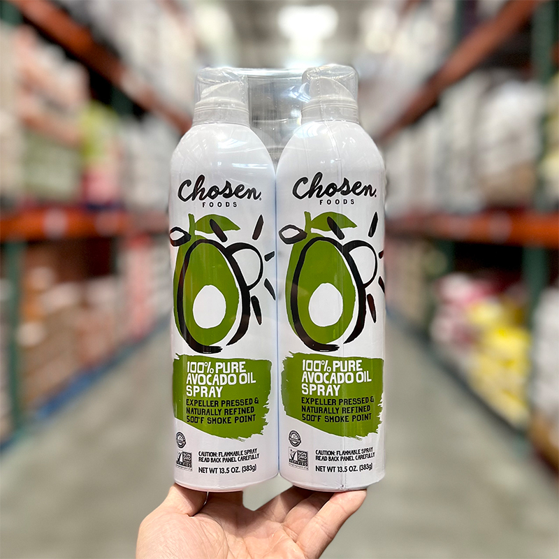 American chosen foods edible oil avocado spray natural baby non-staple food 383g * 2 bottles