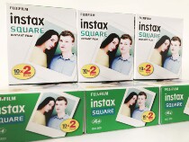 Fuji instax SQUARE Square polaroid Photo paper White edge 20 sheets for sq6 sp-3 10x2