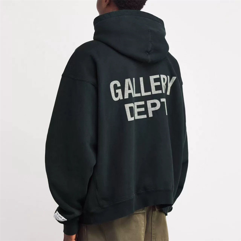 Gallery Dept Drive American Street Style Letter Sports Casual Hoodie Sweatshirt Unisex Top