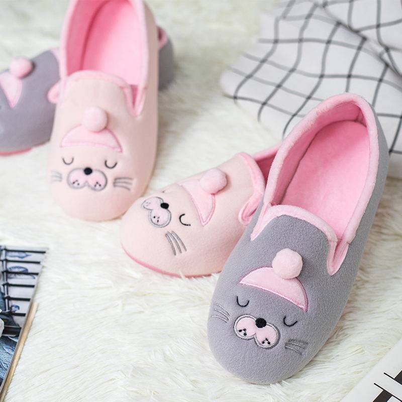 Spring and summer thin confinement shoes non-slip warm thick bottom indoor home shoes postpartum shoes bag heel flat pregnant women large size