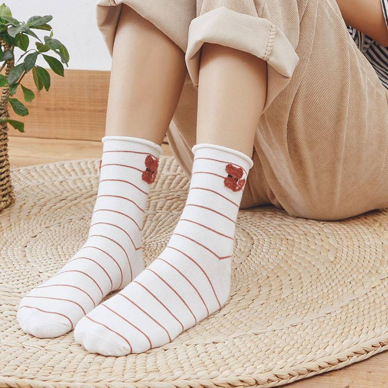 Autumn Months Son Socks Postnatal Socks Breathable Pine Mouth No Lefoot Pregnant Women Socks Sit Moon Socks Breathable Pure Cotton Socks
