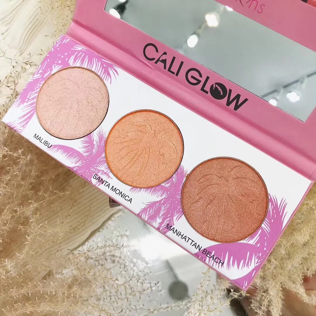 INS Super Fire Rung Beauty Beauty Creations Cali Set Hộp phấn mắt ba trong một phấn mắt missha 3 màu