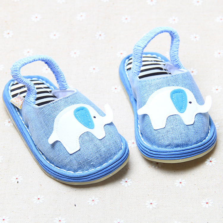 Pantoufles enfants en coton pour printemps - semelle tendon - Ref 1036326 Image 13