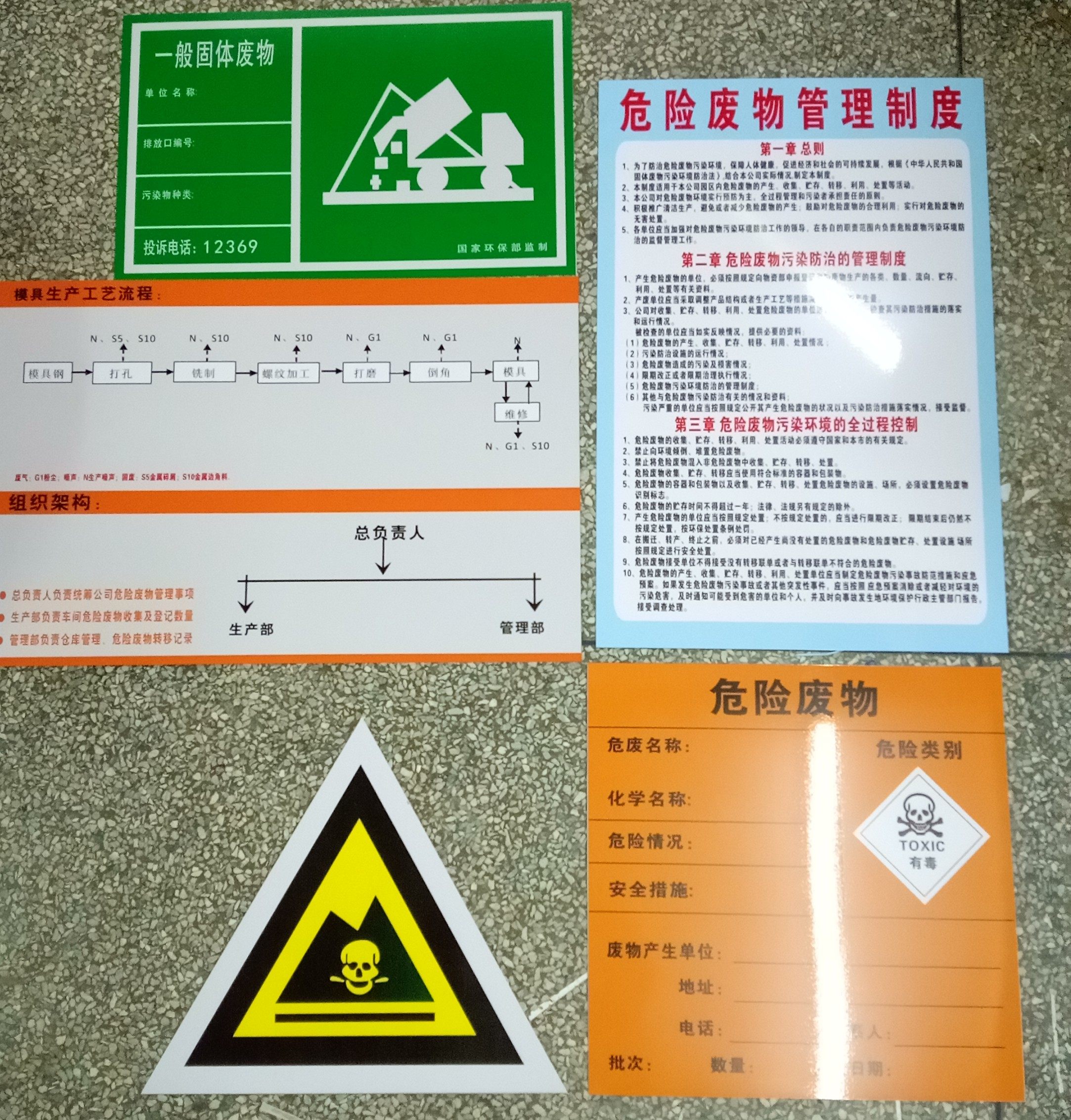 危险废物贮存间危废储存间标识牌警告警示标志牌标示牌标识-阿里巴巴