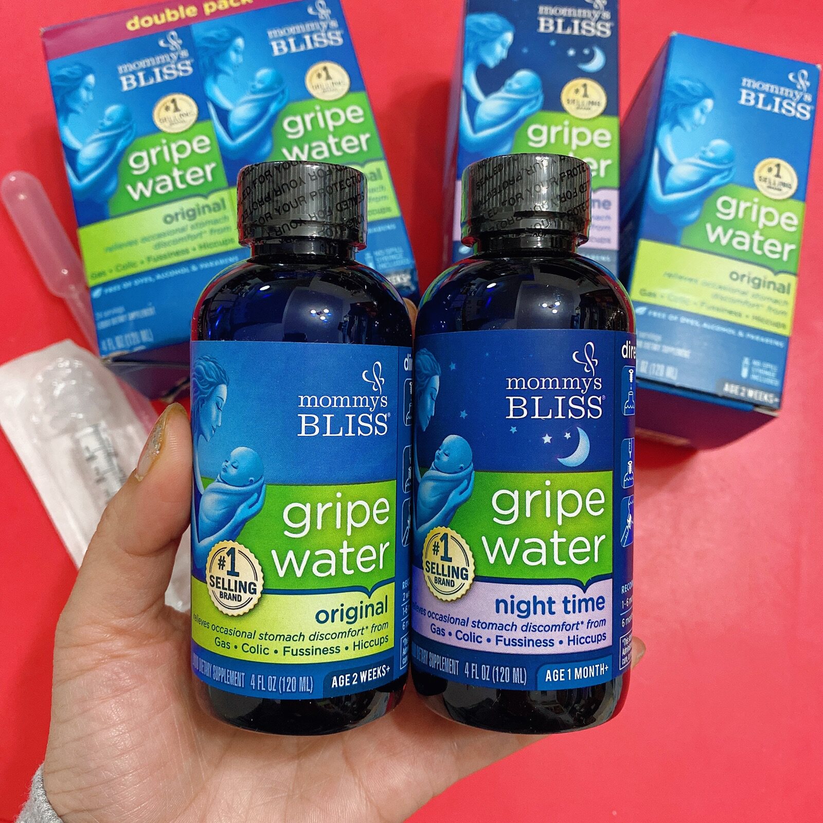 Shanghai Spot USA gripe water baby flatulary water spit with constipation and constipation intestines Fairy Water Mother Treasure