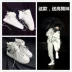 2018 không khí mới số 1 cộng với nhung cao giúp hip hop street dance giày nữ triều trắng giày sneakers đôi