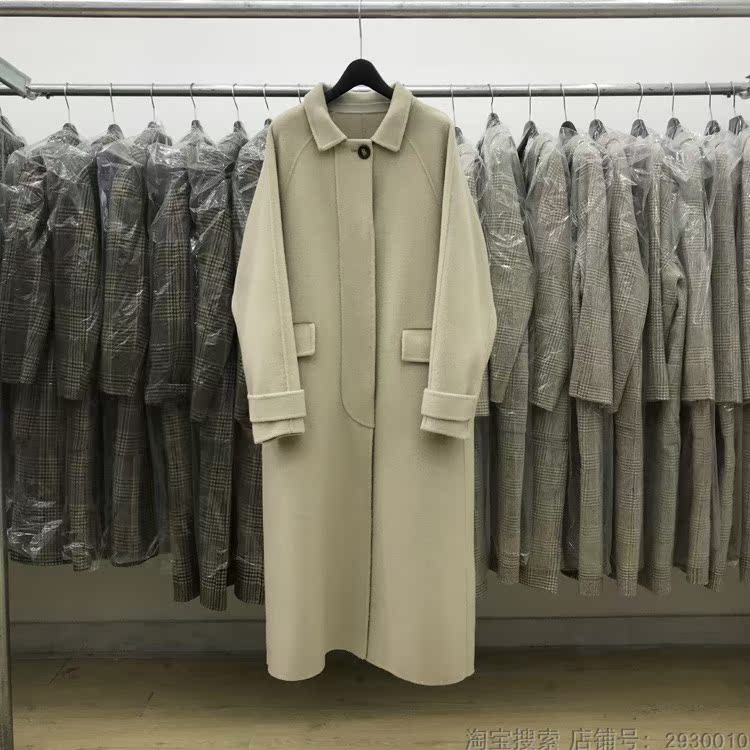 Áo khoác chống mùa bán áo khoác nữ Hàn Quốc Dongdaemun gốc nữ cashmere hai mặt 2018 mùa thu và áo khoác len mới mùa đông - Áo len lót đôi áo len cardigan