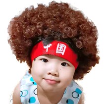 Exploding Head Wig to blame Joker headgear for funny props colorful wig sets kindergarten performance area materials