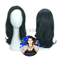 Tokyo Avengers Rebirth Road Site Guisuke cos wig black curly hair realistic Cartoon Spot