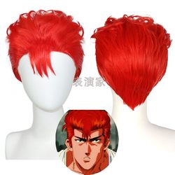 cosplay wig original version of Sakuragi Flower Road Slam Dunk Slamdunk Red Flinking back short hair